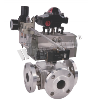 气动T型、L型三通球阀