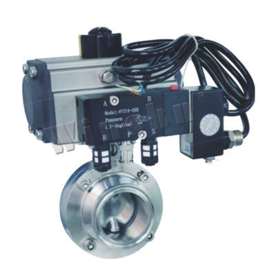 卫生级快装蝶阀