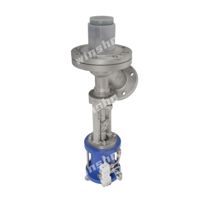 气动衬氟上展阀